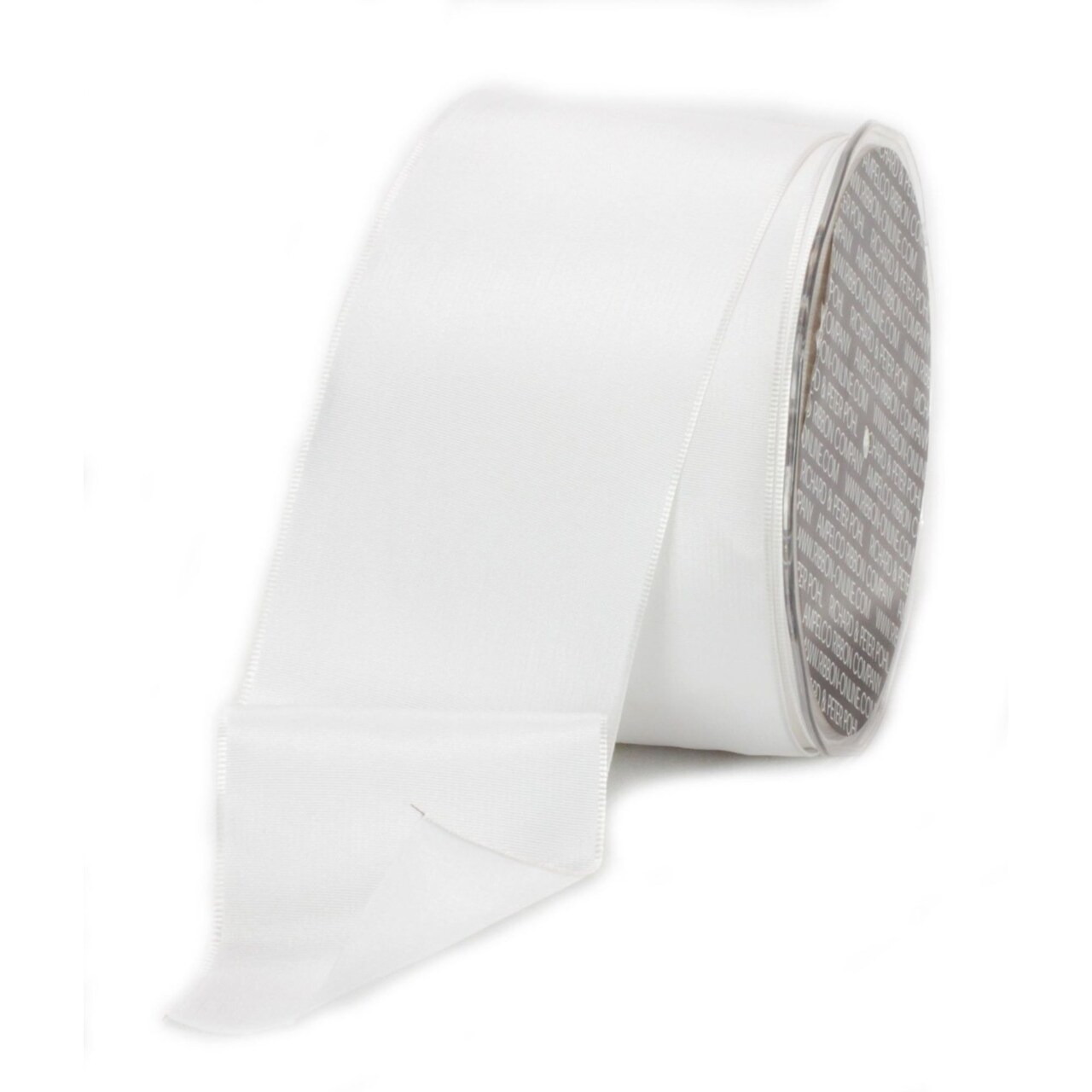 The Ribbon People Winter White Solid Wired Craft Ribbon 2.5 x 27 Yards